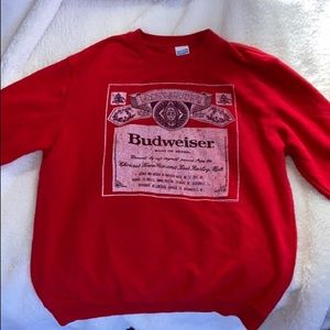 Budweiser Thick Crew Neck Sweater